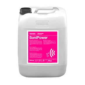 SONIPOWER. Cleaning power enhancer to be added to the detergent.